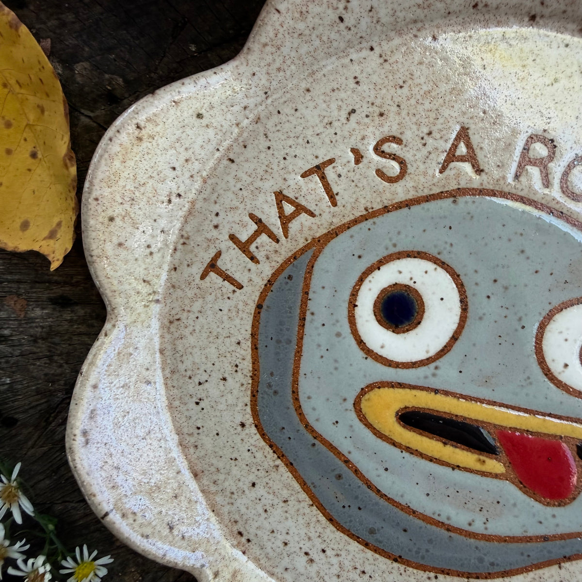 QBP x Bright Blue Tattoo Collab | Rock Fact Trinket Dish