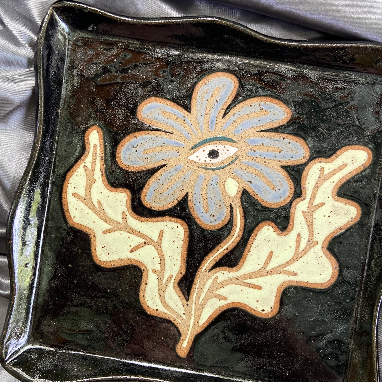 Large Flower Trinket Dish