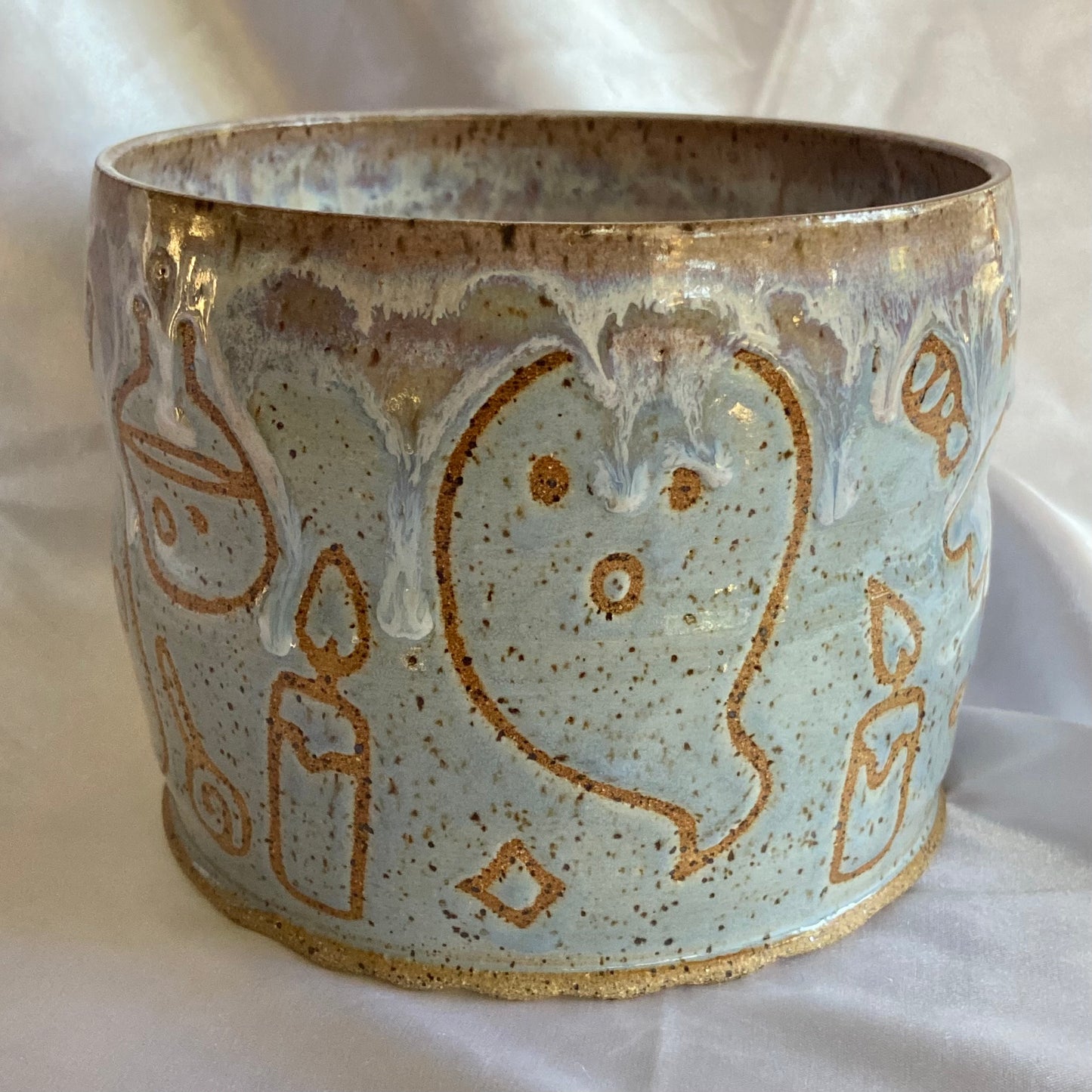 Spooky Cat Planter