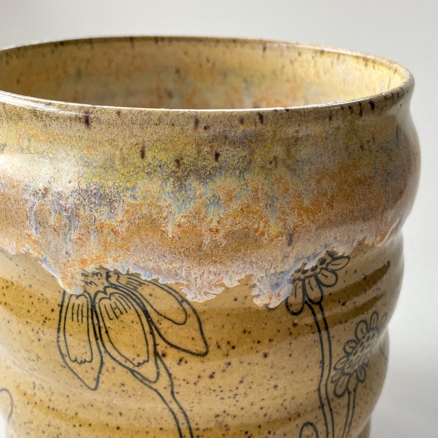 Yellow Flower Planter