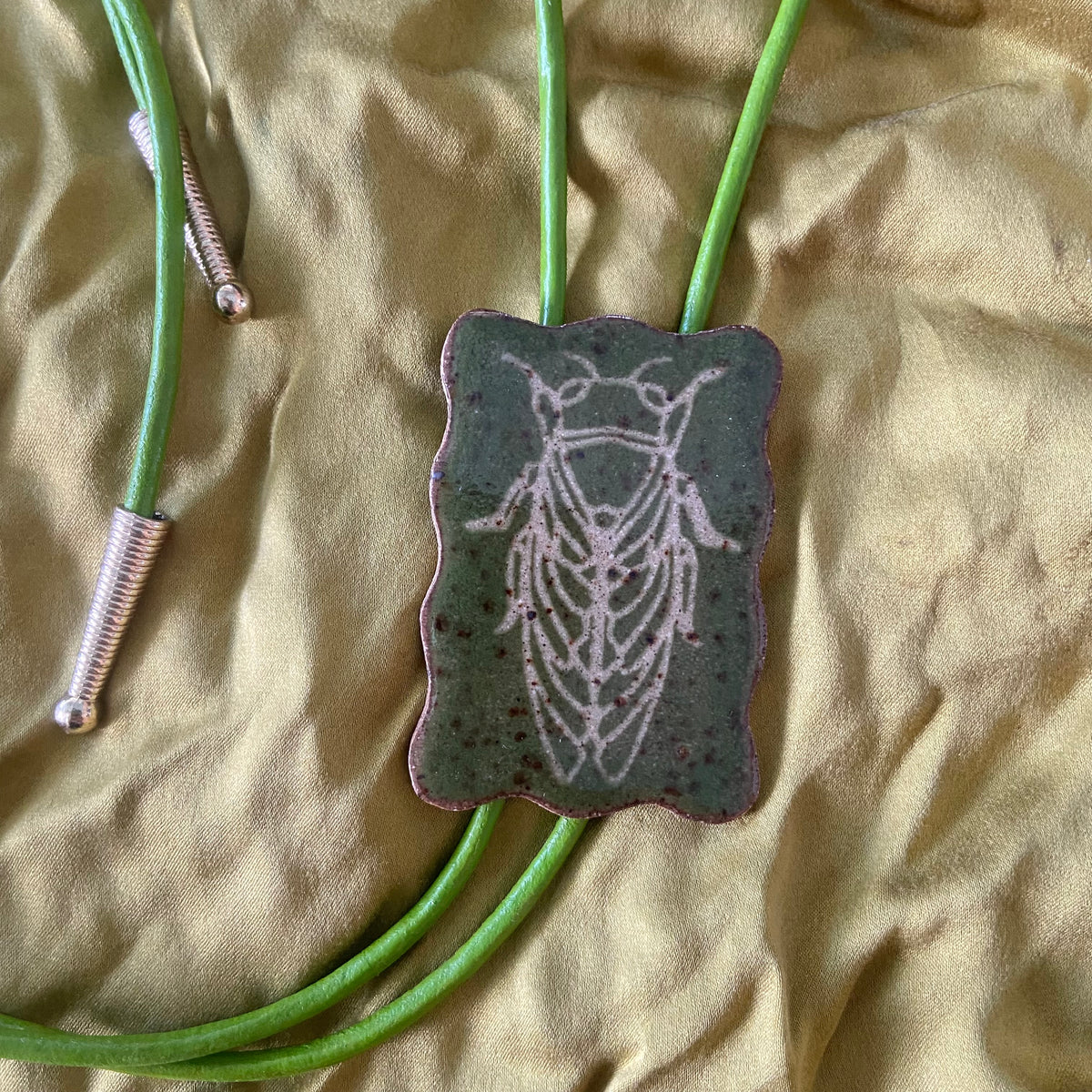 Cicada Bolo Tie