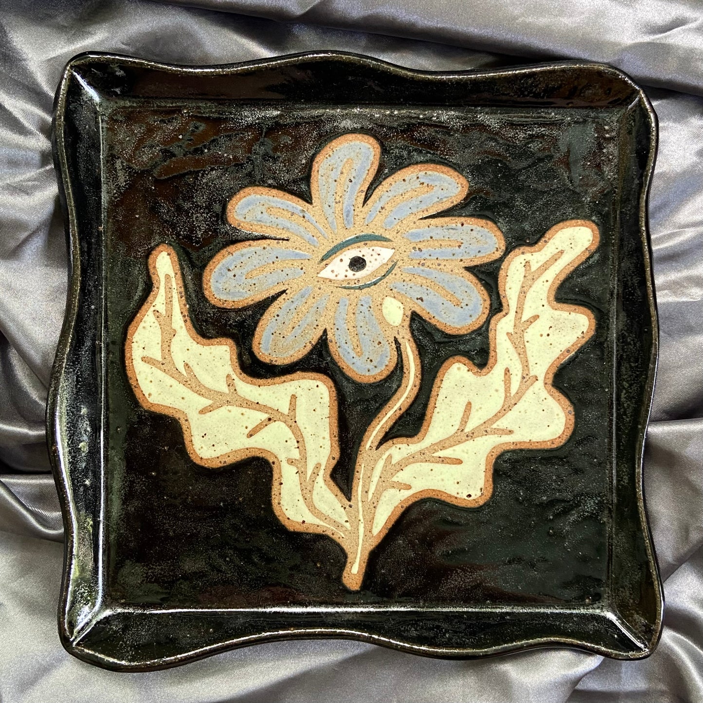 Large Flower Trinket Dish