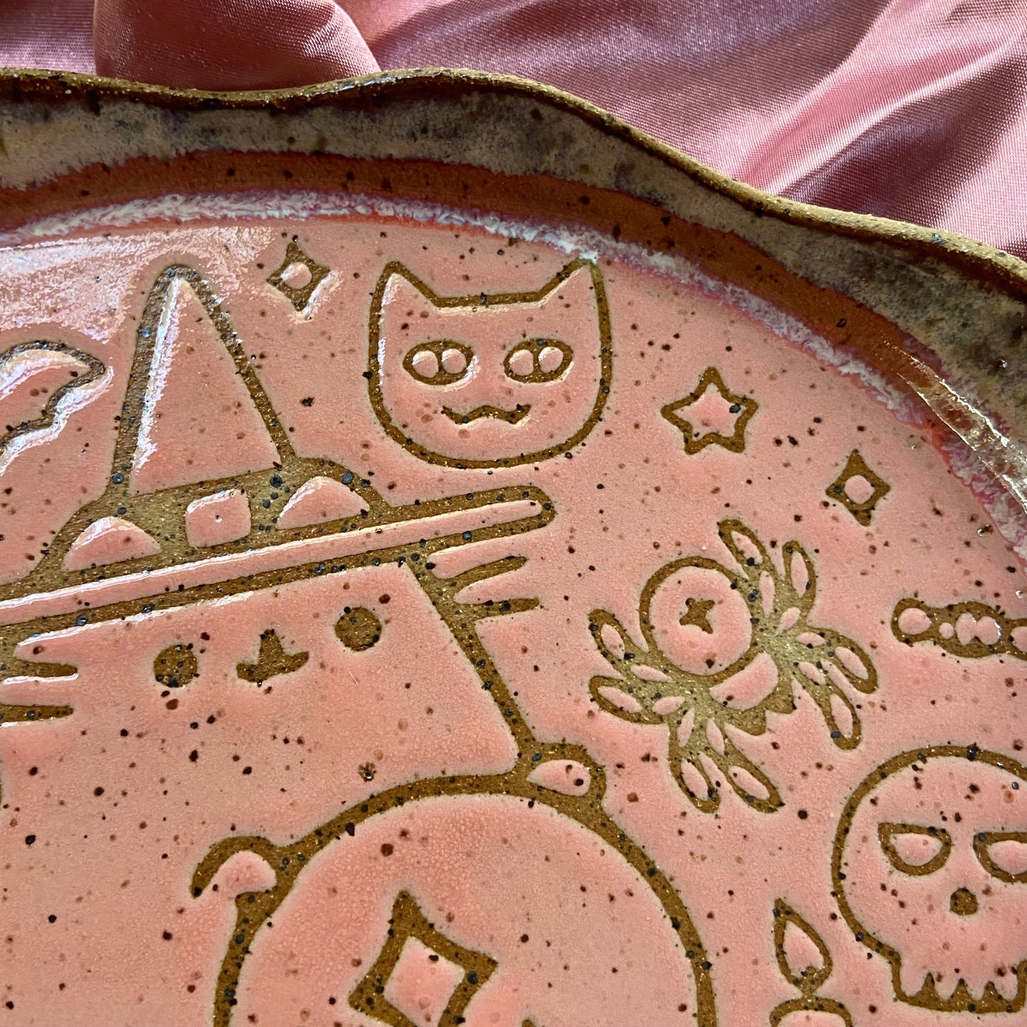 Medium Spooky Cat Trinket Dish