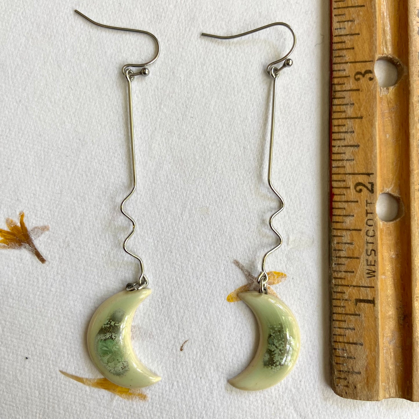 Moon Drop Earrings