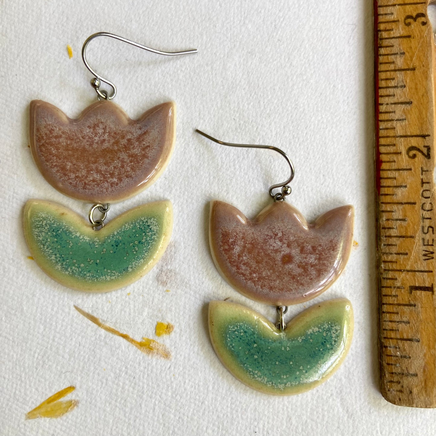 Short Flower Earrings