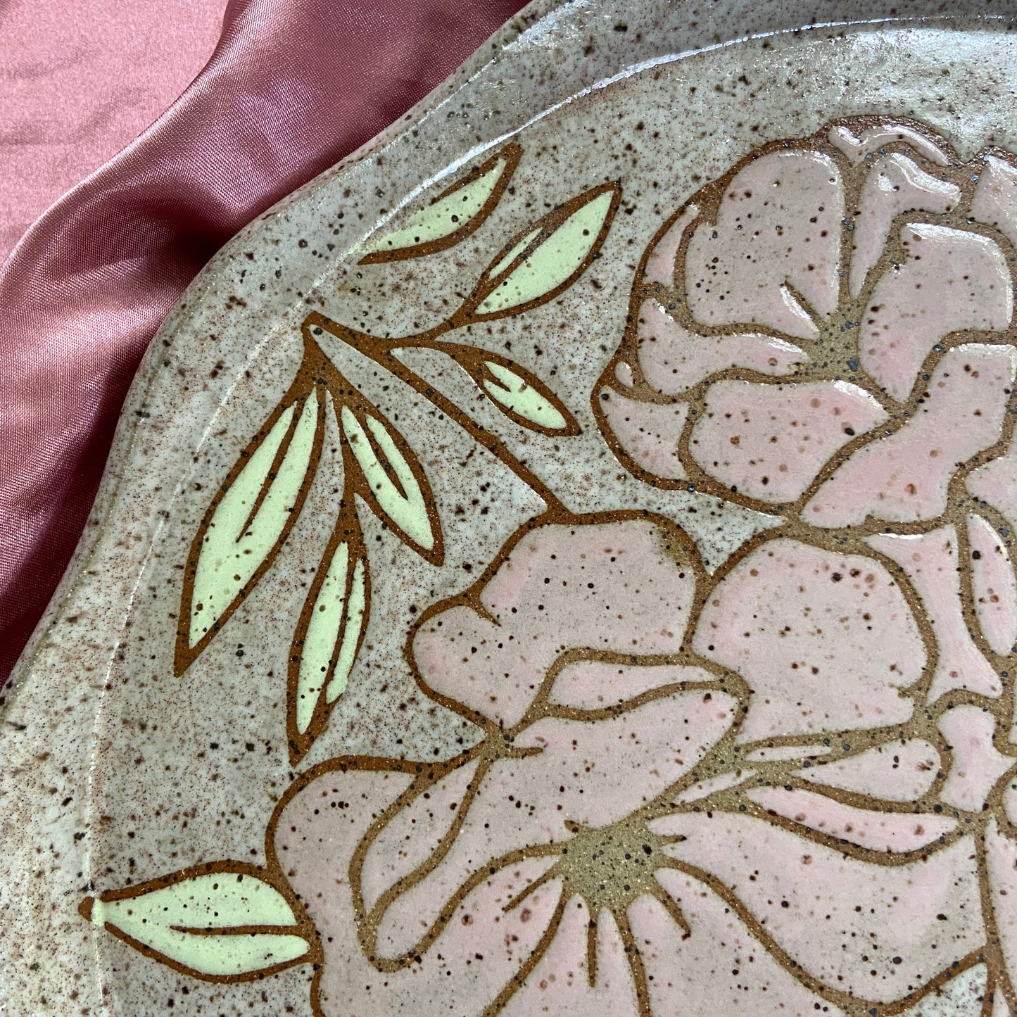 XL Floral Trinket Dish