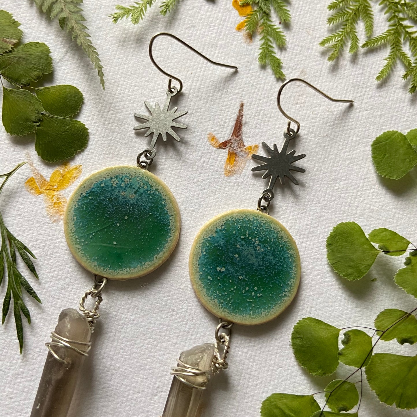 Crystal Dangle Earrings