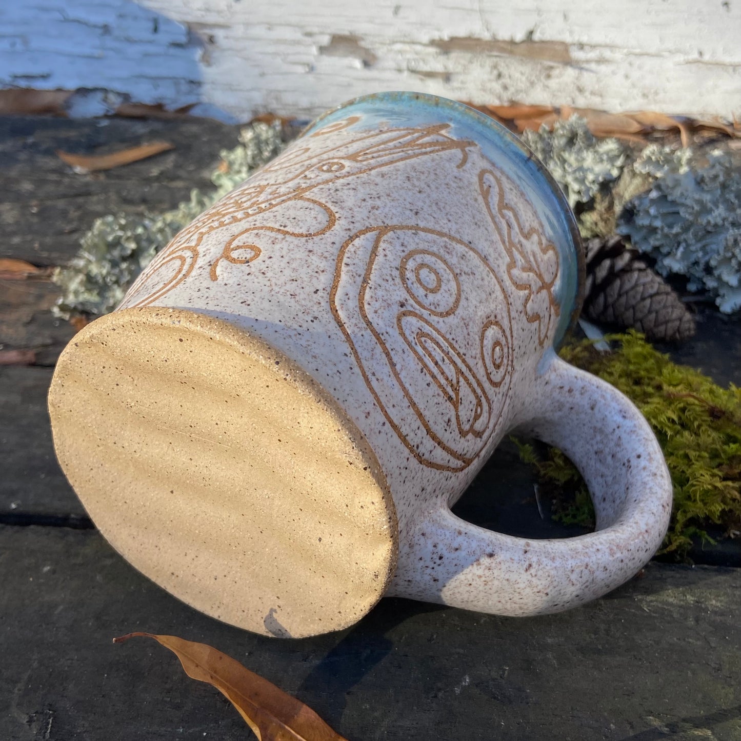 QBP x Bright Blue Tattoo Collab Mug
