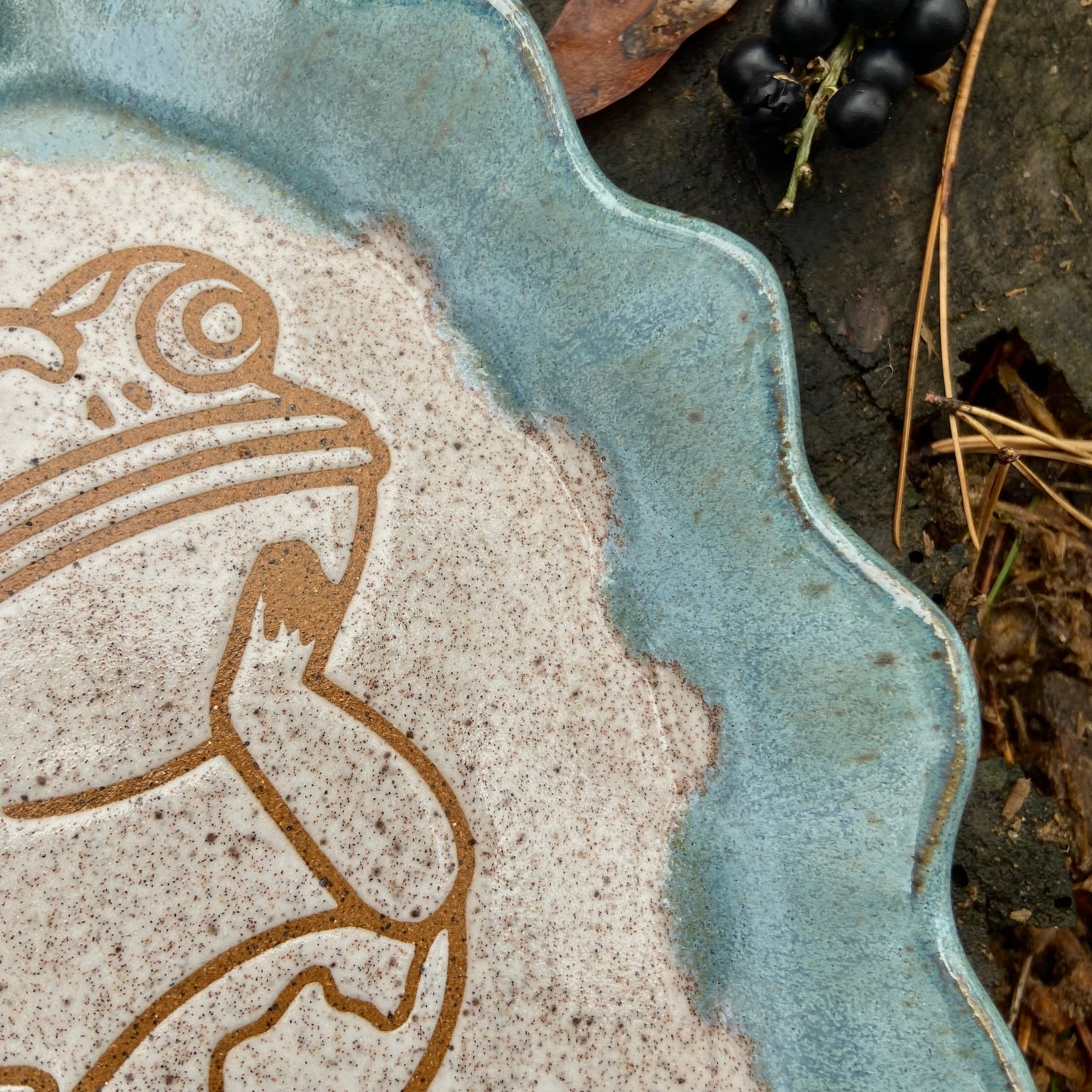 QBP x Bright Blue Tattoo Collab Trinket Dish