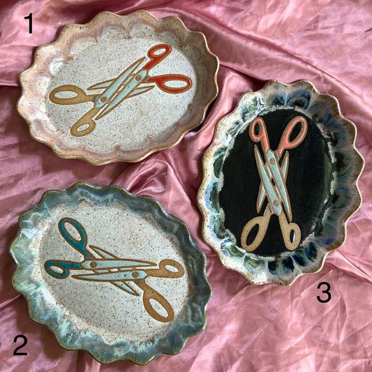 QBP x Hales Tattoos Collab | Scissor Trinket Dishes