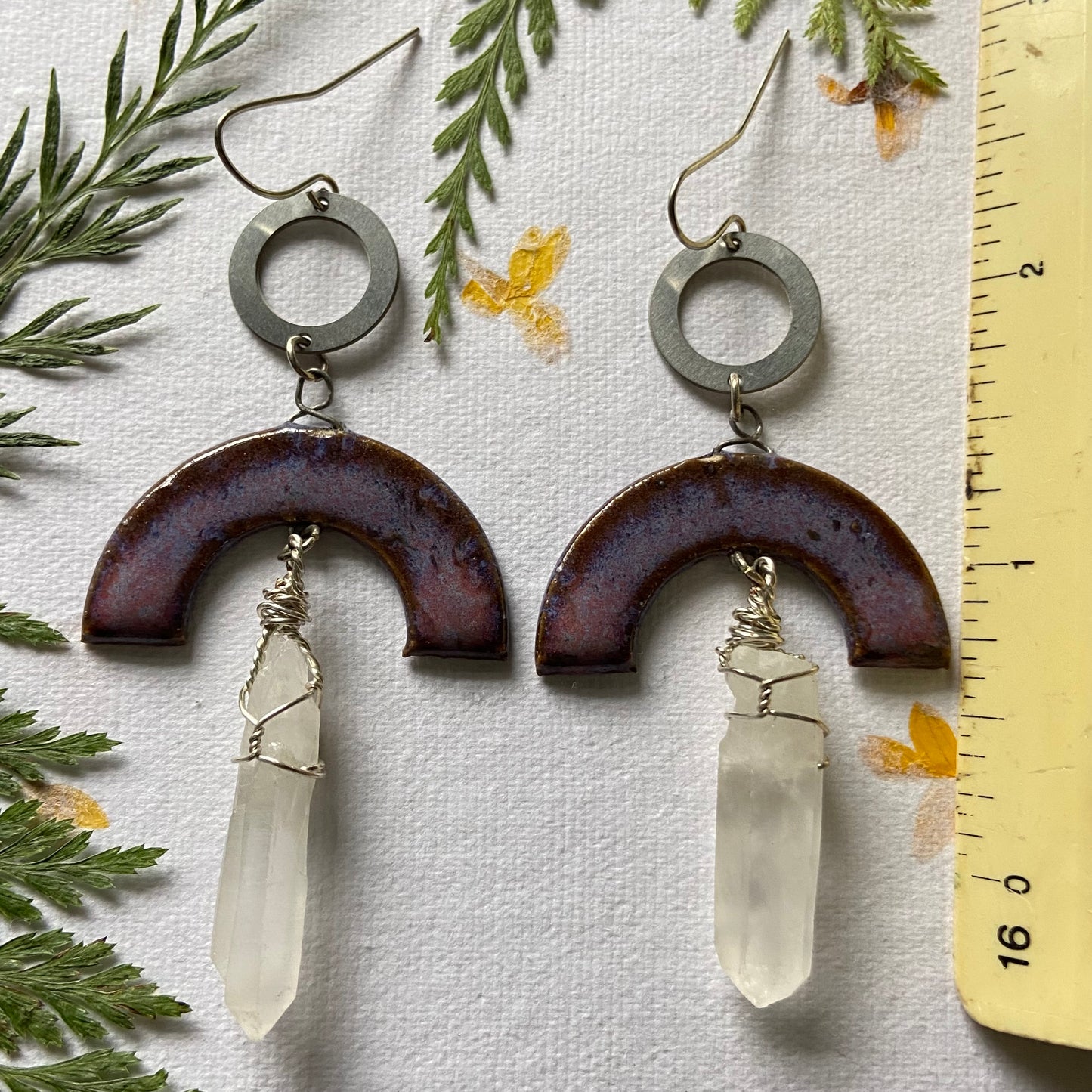 Crystal Dangle Earrings