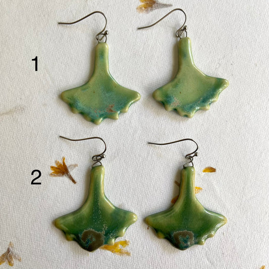 Gingko Dangle Earrings