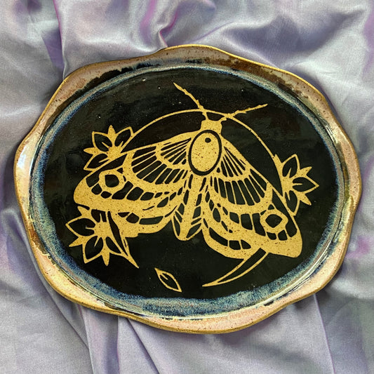 XL Moth Trinket Dish | discounted