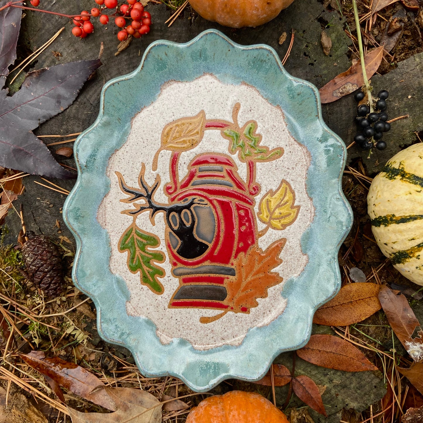 QBP x Bright Blue Tattoo Collab Trinket Dish