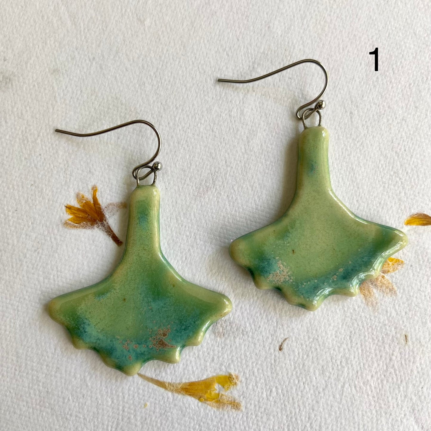 Gingko Dangle Earrings