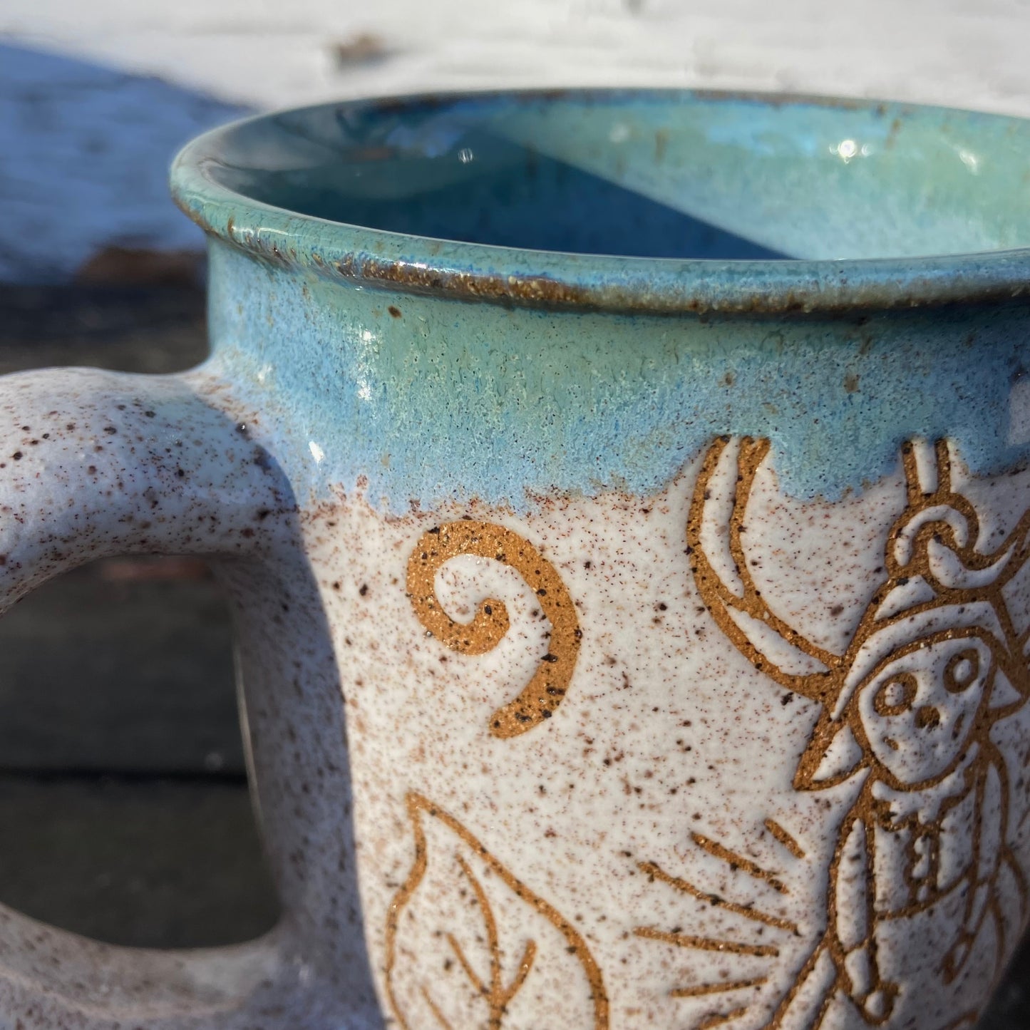 QBP x Bright Blue Tattoo Collab Mug