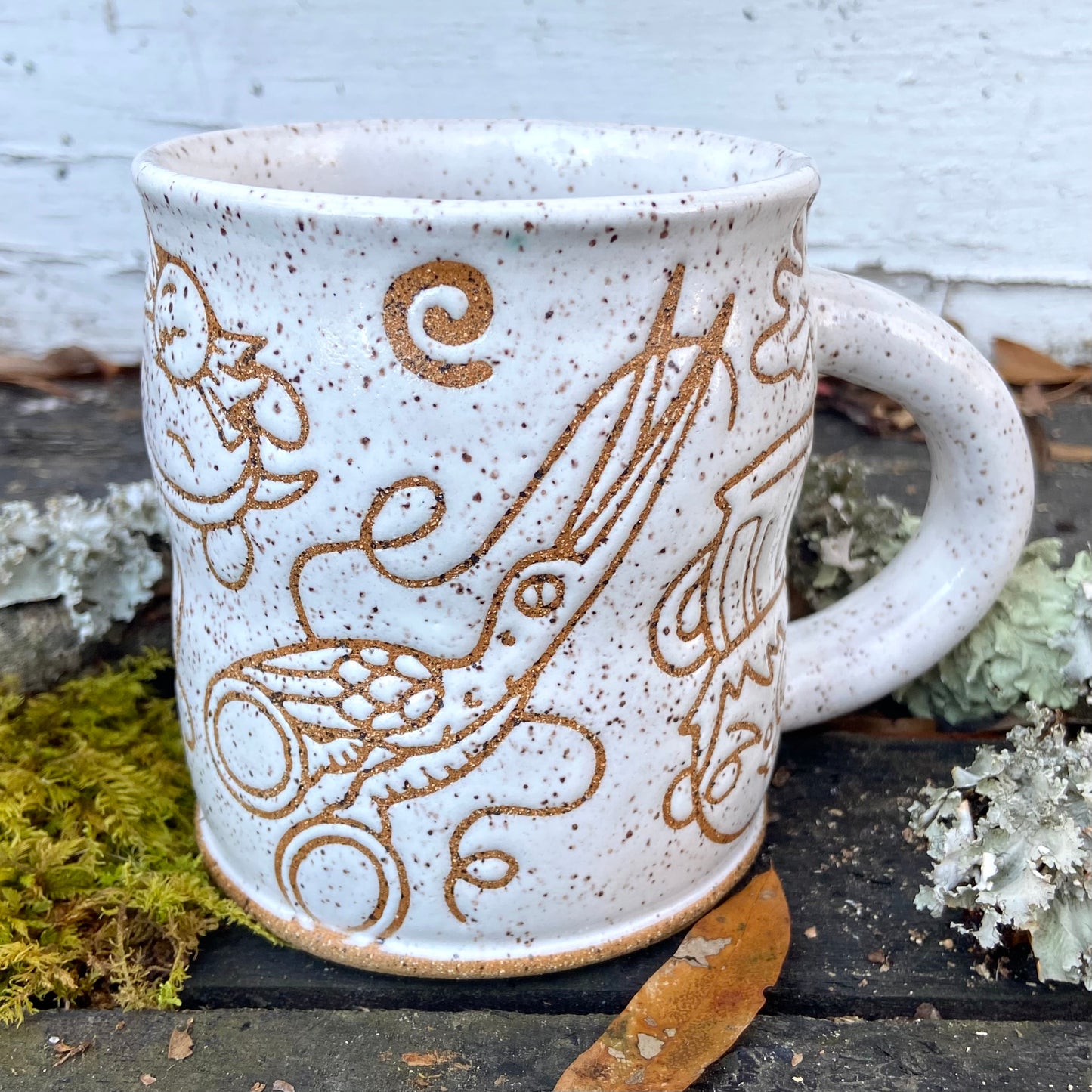 QBP x Bright Blue Tattoo Collab Mug