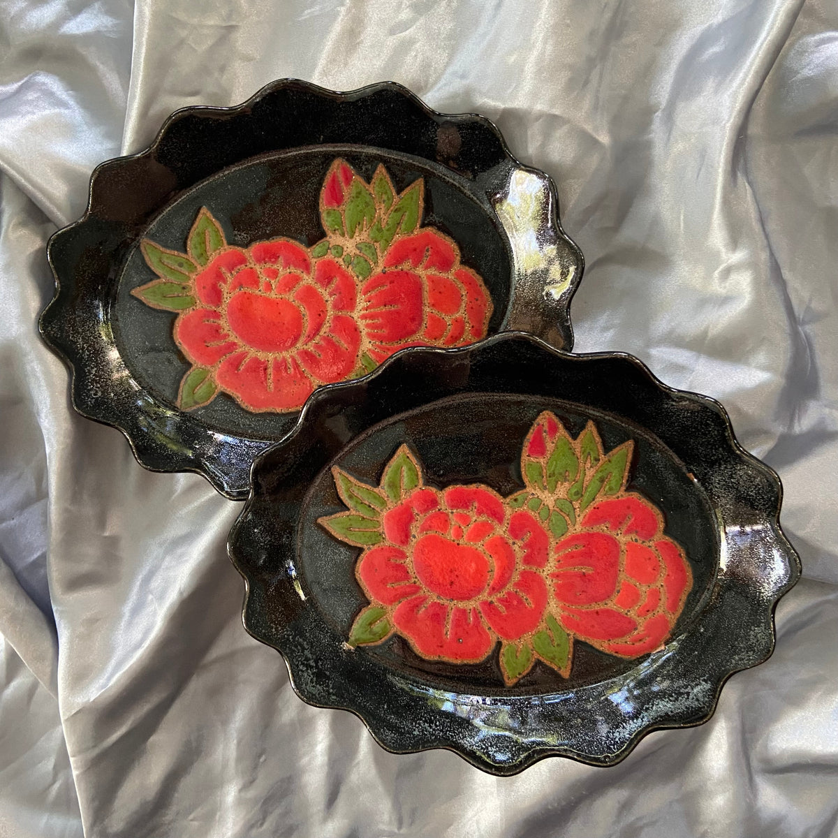 Small Traddy Rose Trinket Dishes