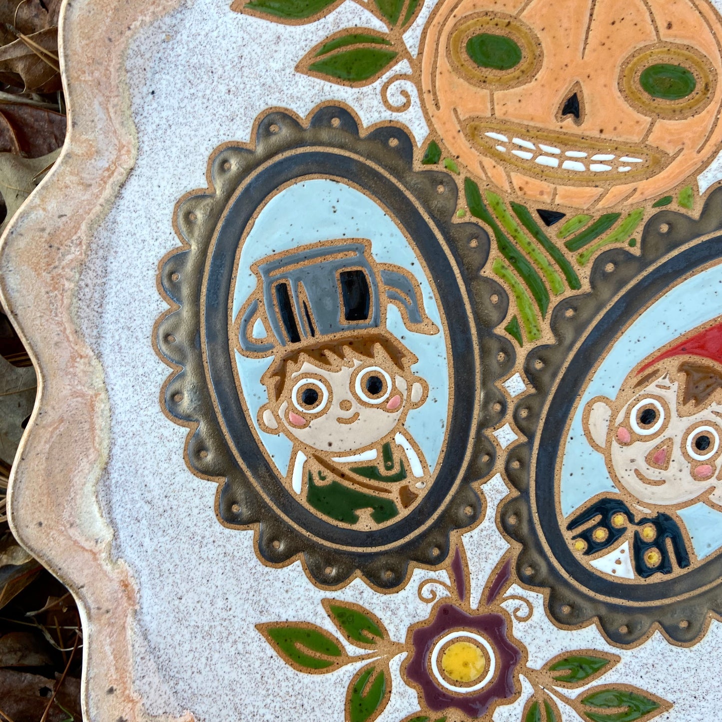 QBP x Bright Blue Tattoo Collab Serving Platter | heavily discounted