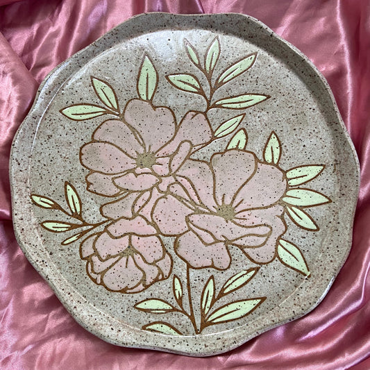 XL Floral Trinket Dish