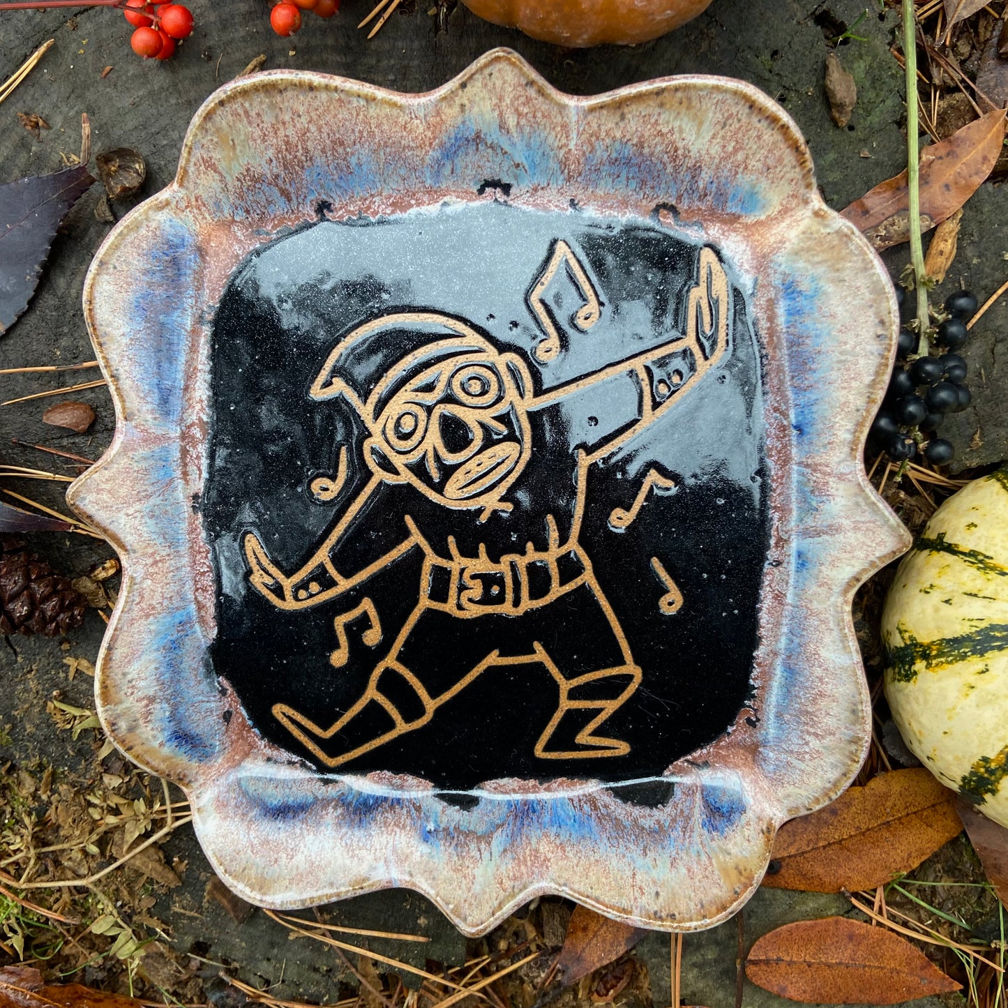 QBP x Bright Blue Tattoo Collab Trinket Dish