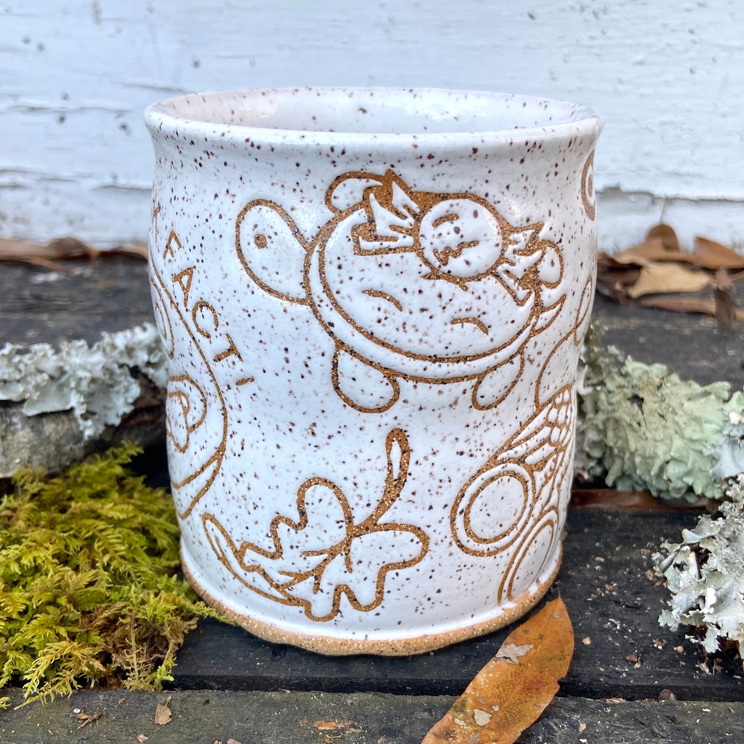 QBP x Bright Blue Tattoo Collab Mug