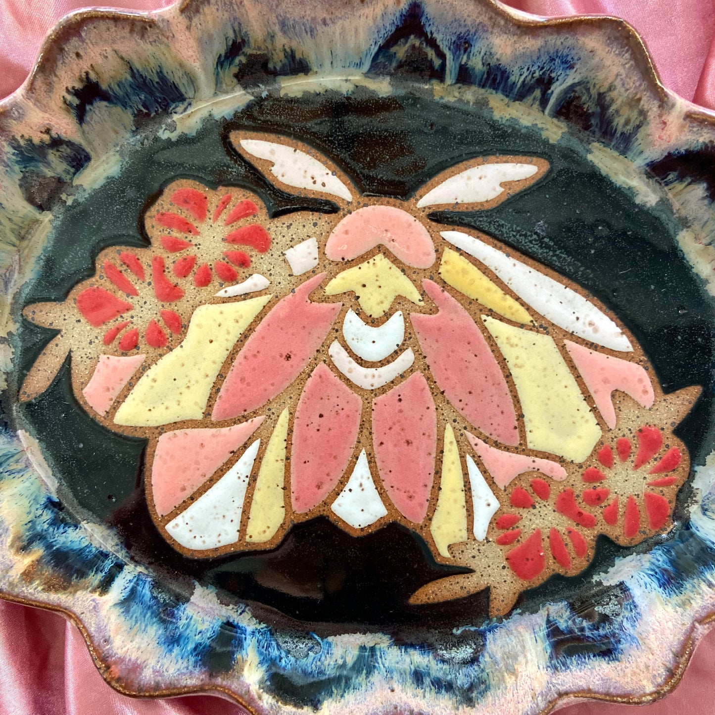 Large  Maple Moth Trinket Dish