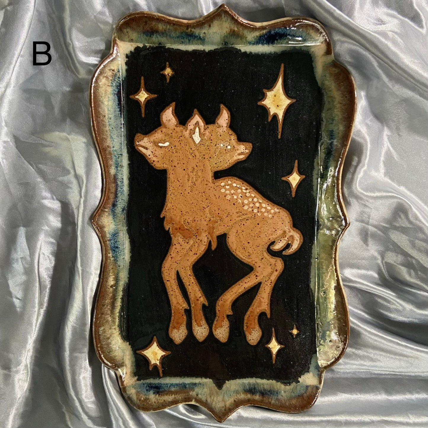 QBP x Rapid Eyes Collab | XL Two-Headed Fawn Trinket Dishes