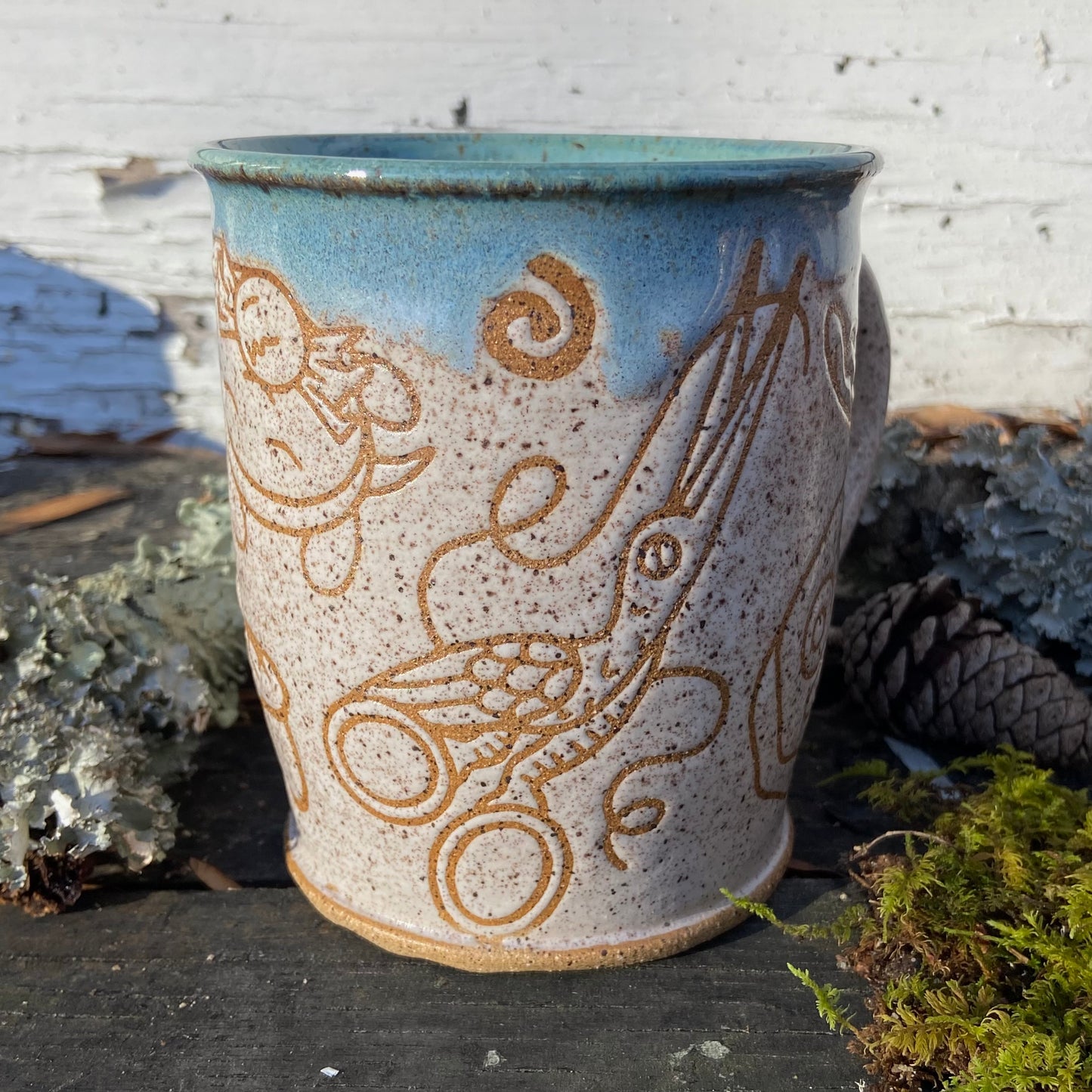 QBP x Bright Blue Tattoo Collab Mug