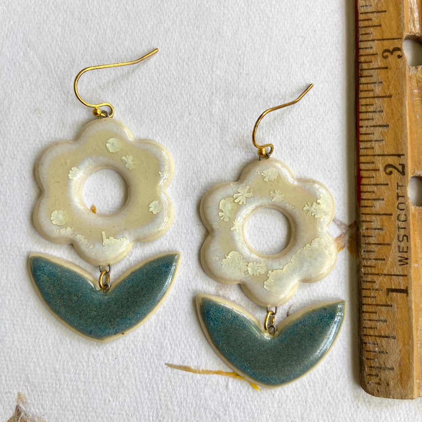 Short Flower Earrings