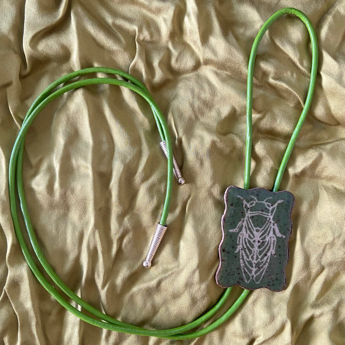 Cicada Bolo Tie