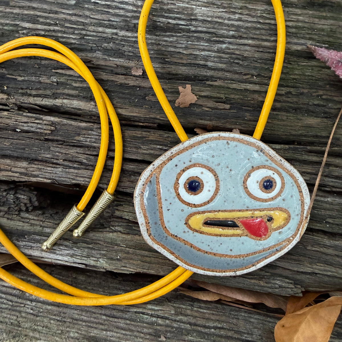 QBP x Bright Blue Tattoo Collab | Rock Fact Bolo Tie