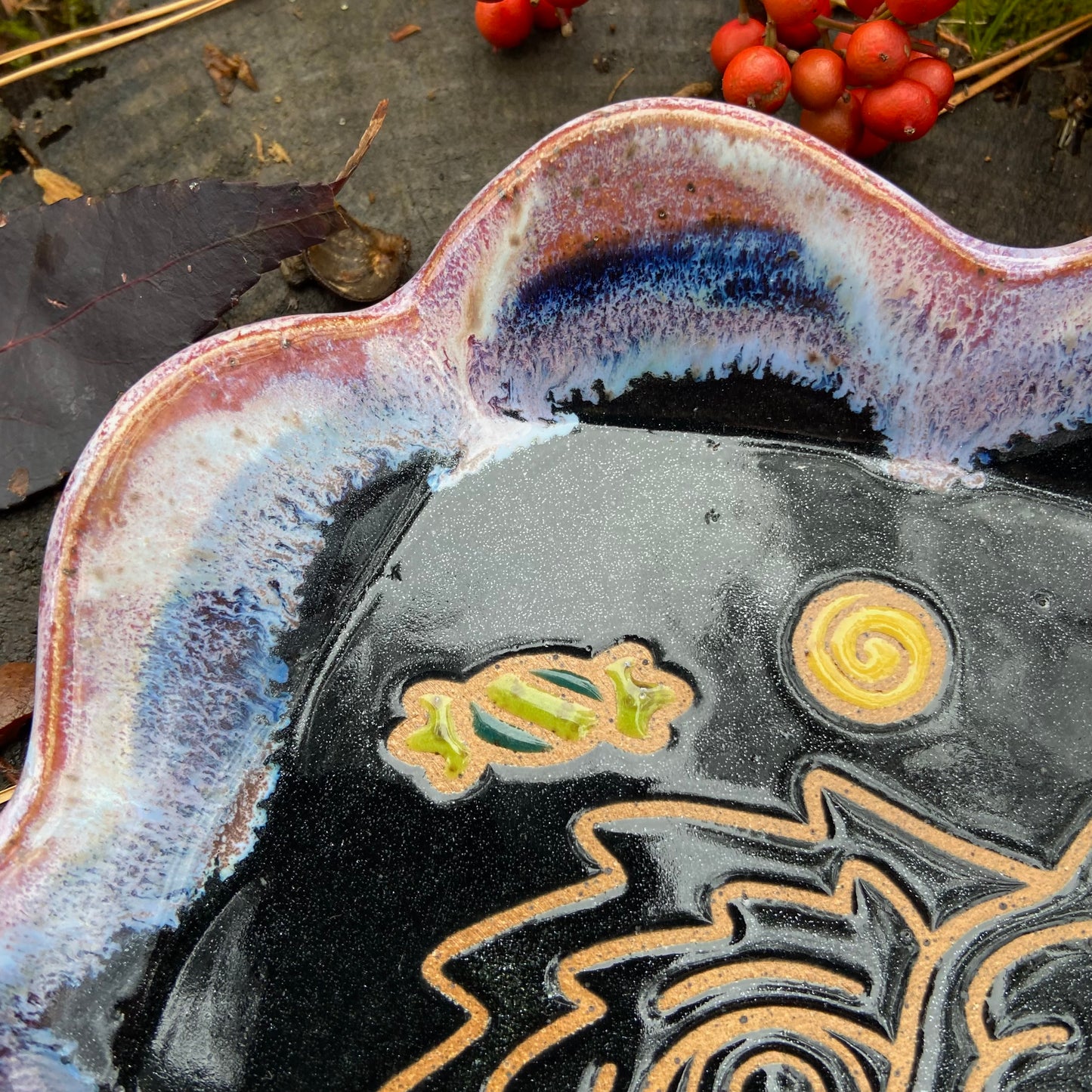 QBP x Bright Blue Tattoo Collab Trinket Dish | discounted