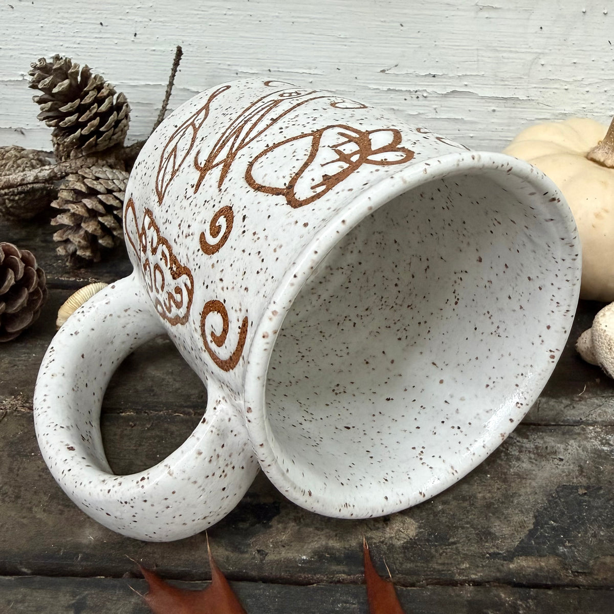 QBP x Bright Blue Tattoo Collab | The Beast's Lantern Mug