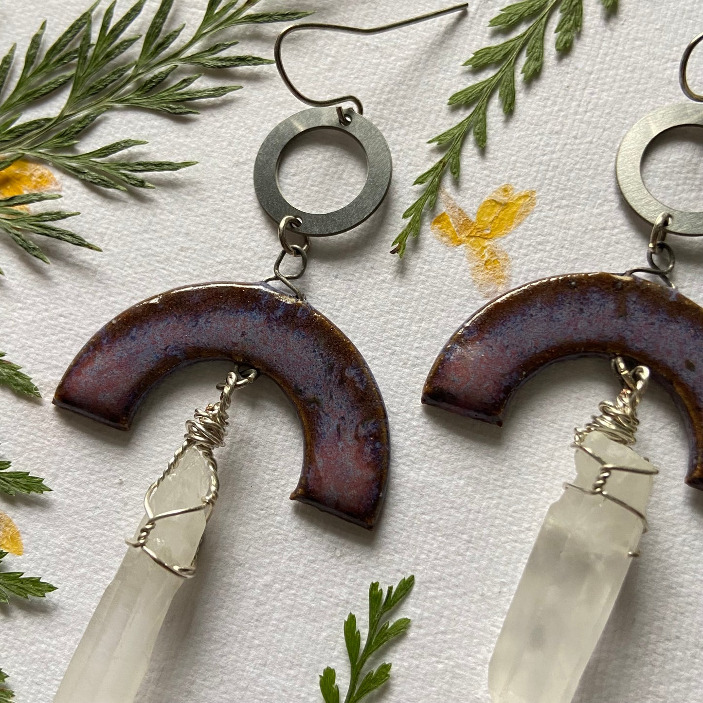 Crystal Dangle Earrings