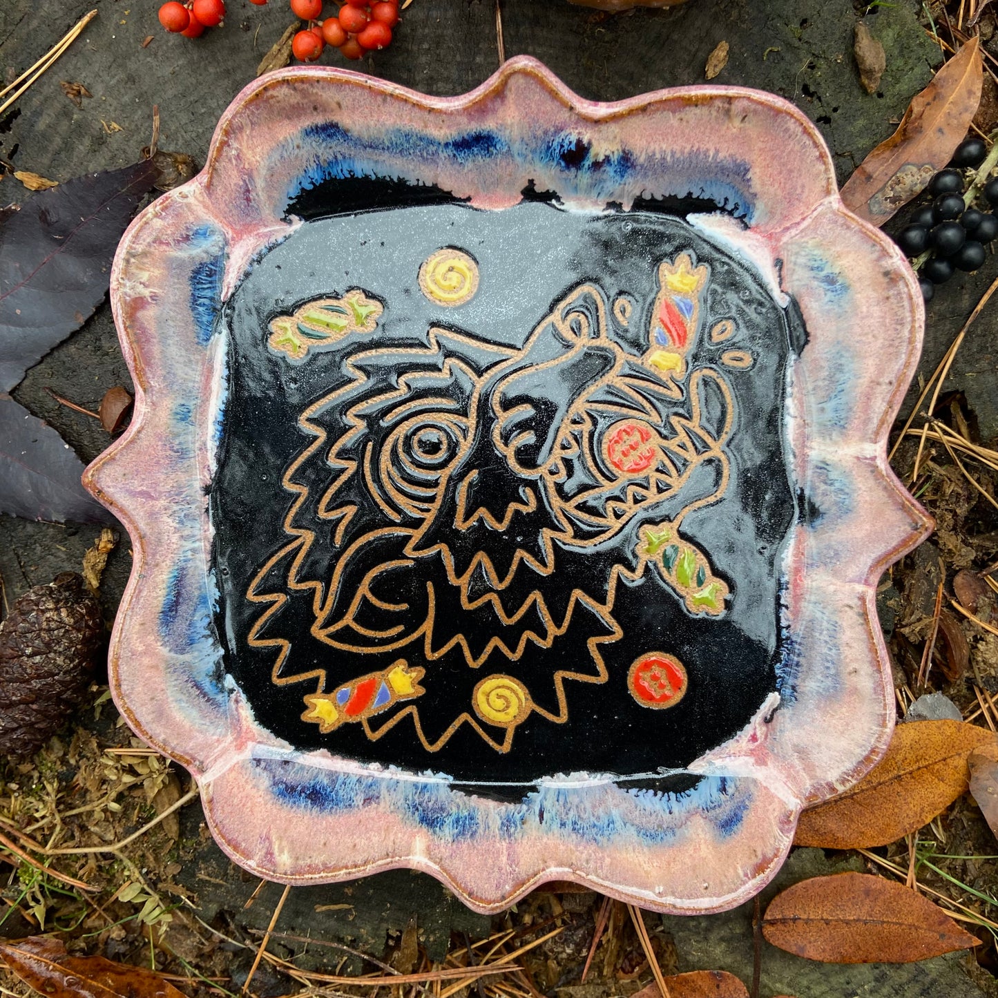 QBP x Bright Blue Tattoo Collab Trinket Dish