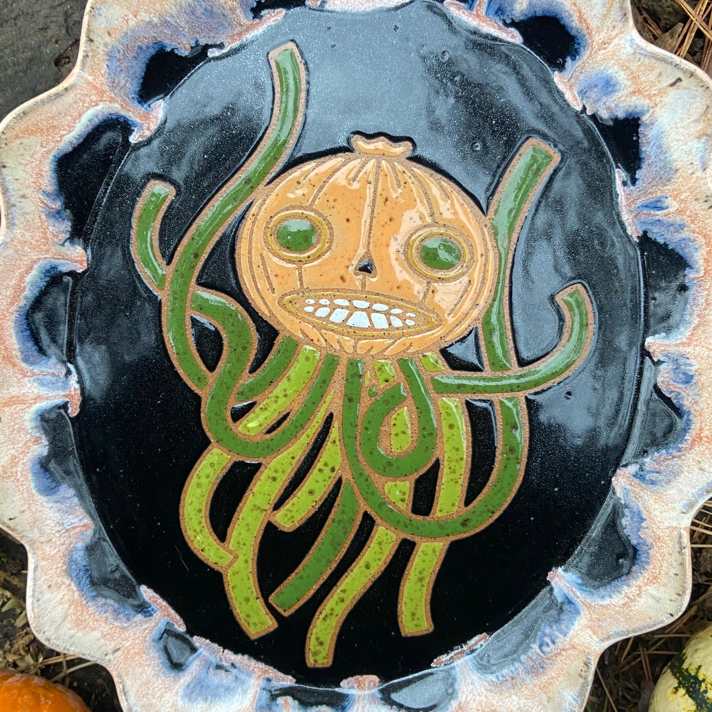 QBP x Bright Blue Tattoo Collab Serving Platter