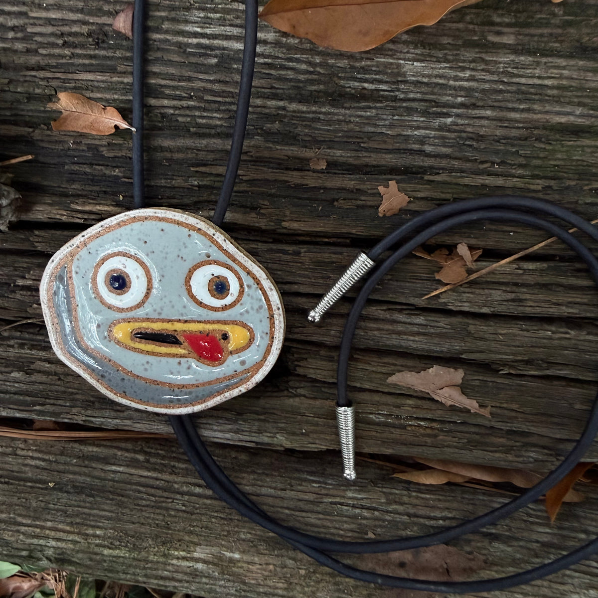 QBP x Bright Blue Tattoo Collab | Rock Fact Bolo Tie