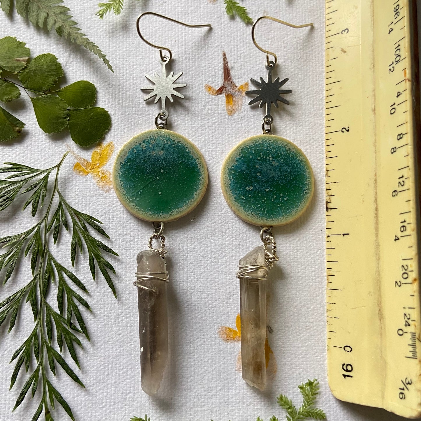 Crystal Dangle Earrings