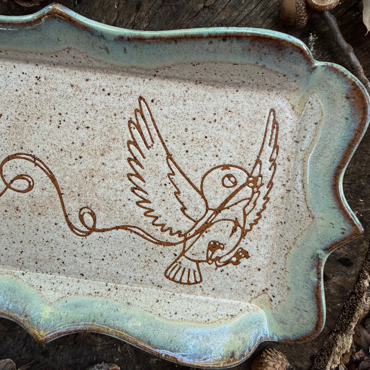 QBP x Bright Blue Tattoo Collab | Beatrice Trinket Dish
