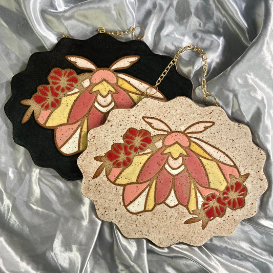Rosy Maple Moth Wall Hangers