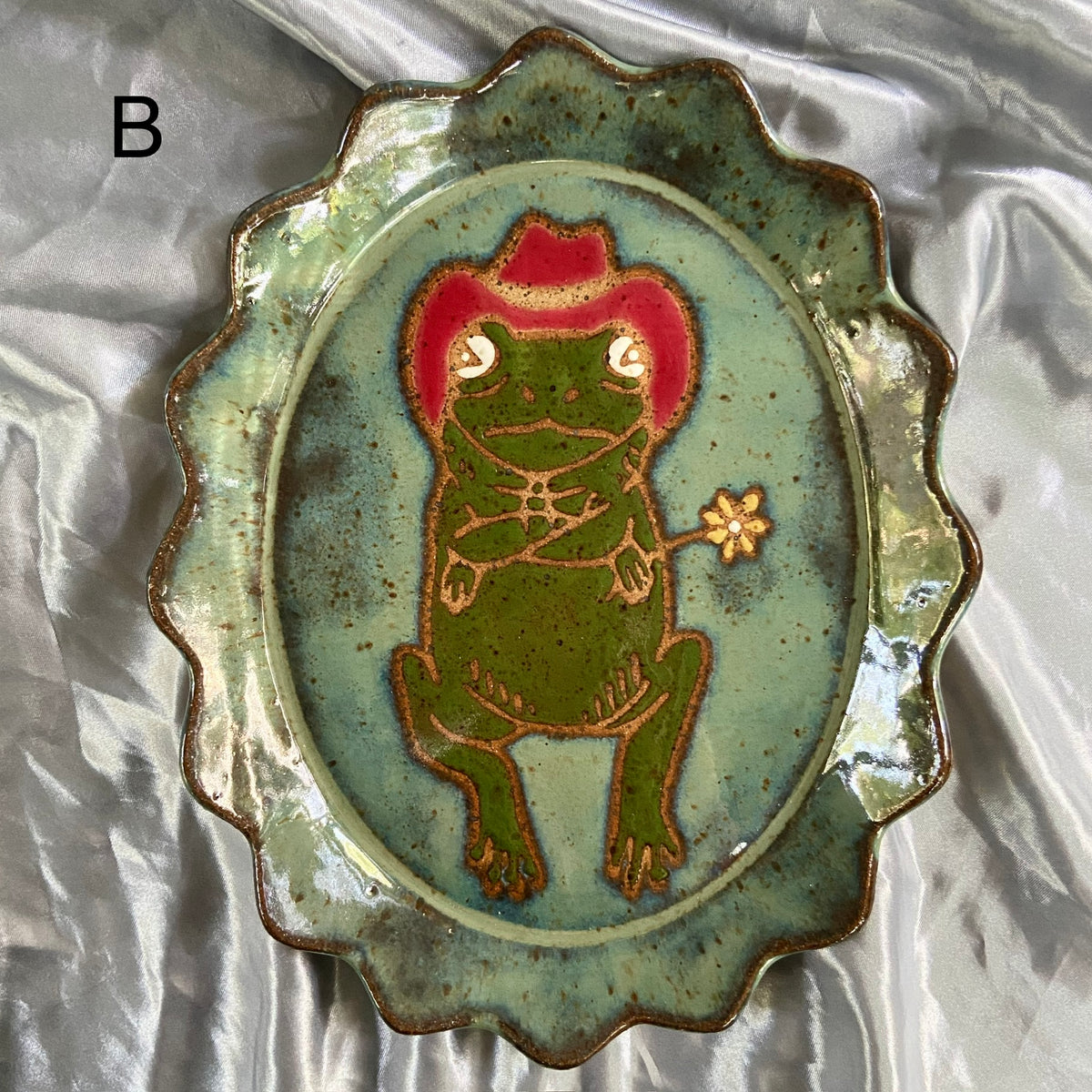 QBP x Rapid Eyes Collab | Large Froggy Cowpoke Trinket Dishes