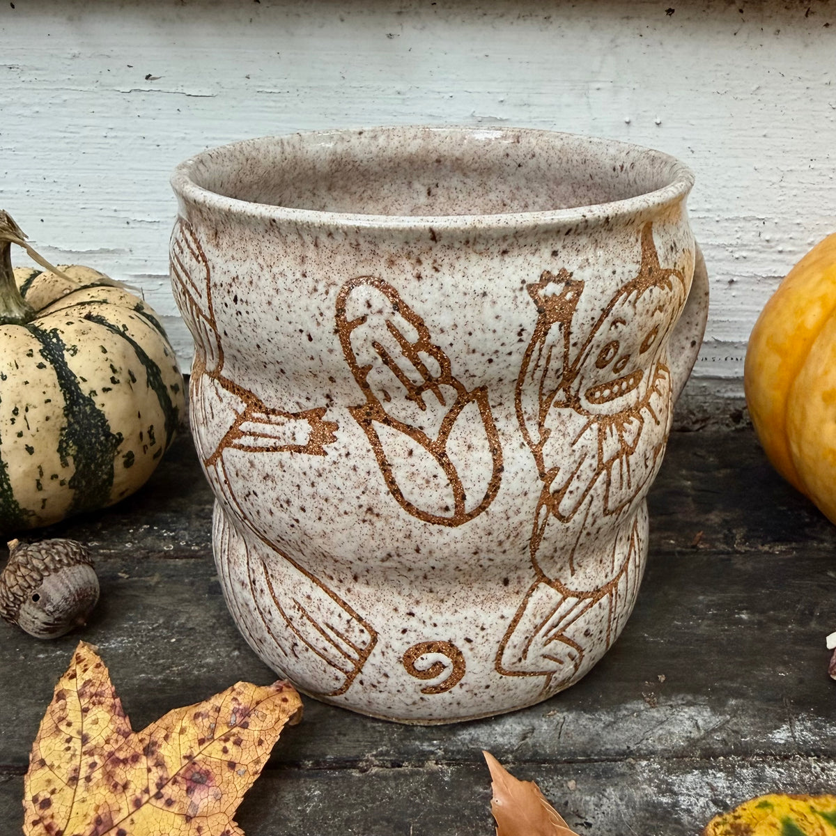 QBP x Bright Blue Tattoo Collab | Pottsfield Mug