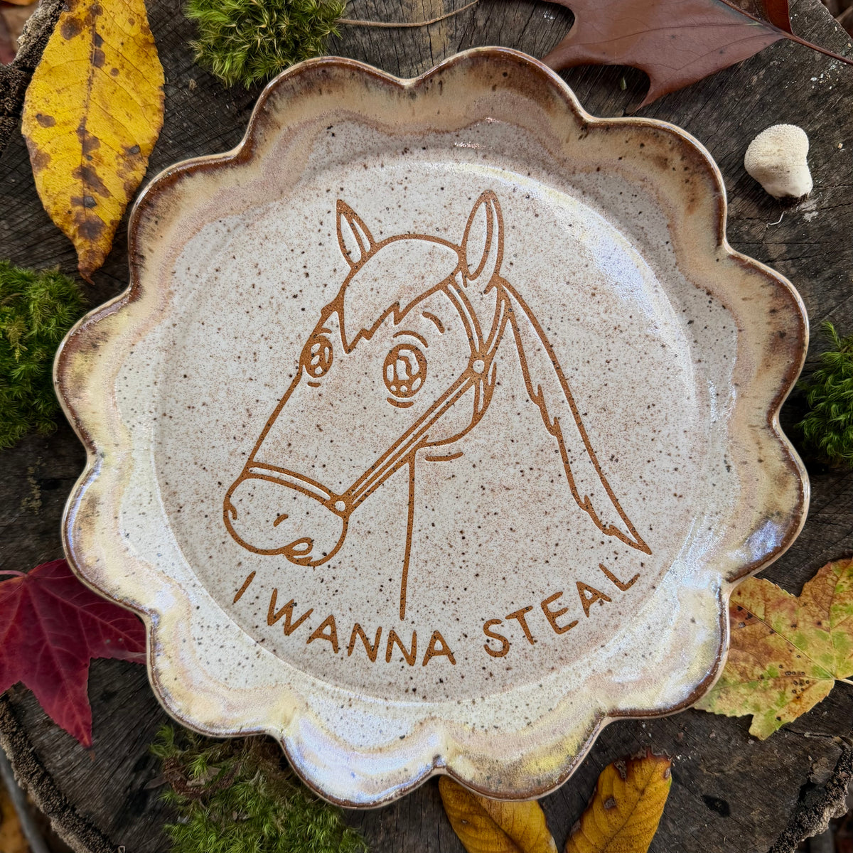 QBP x Bright Blue Tattoo Collab | I Wanna Steal Trinket Dish