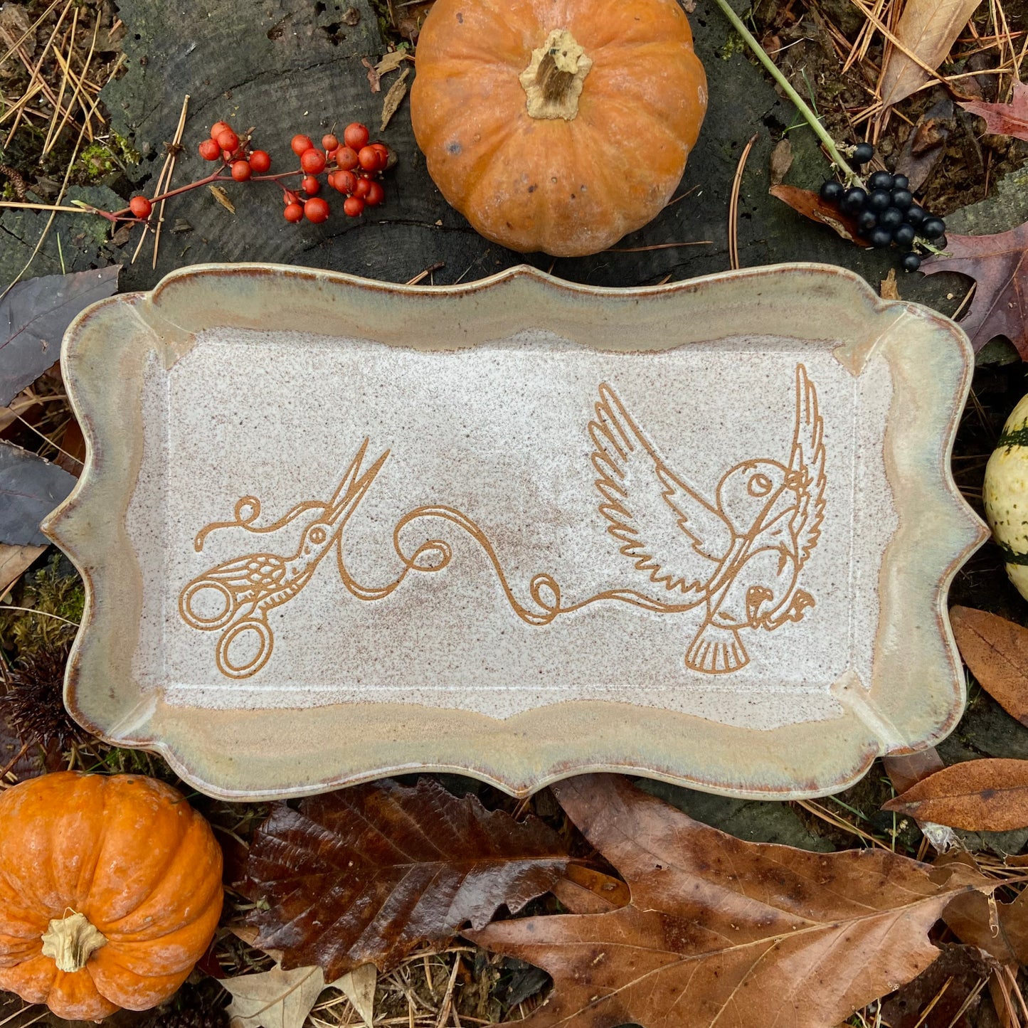 QBP x Bright Blue Tattoo Collab Trinket Dish