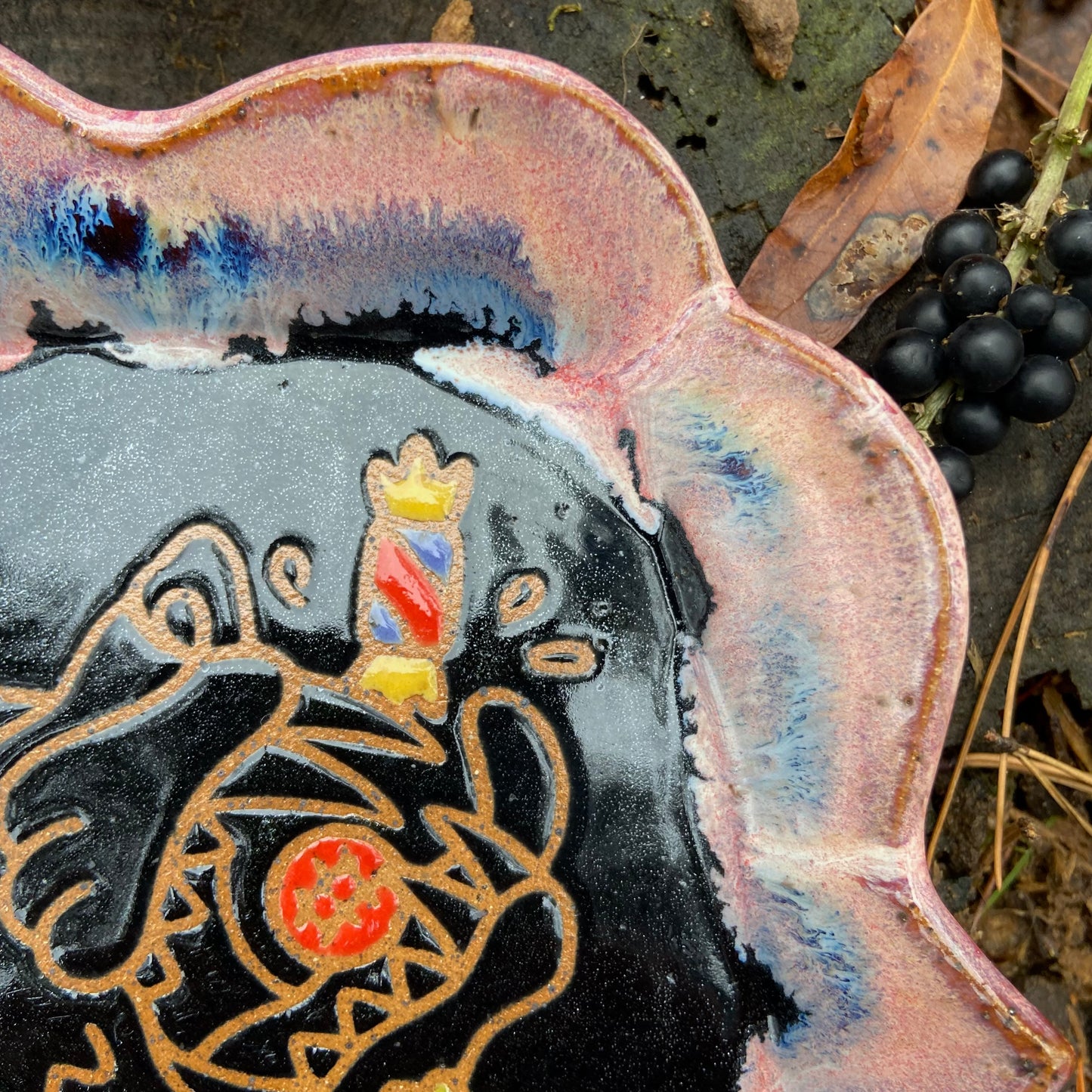 QBP x Bright Blue Tattoo Collab Trinket Dish
