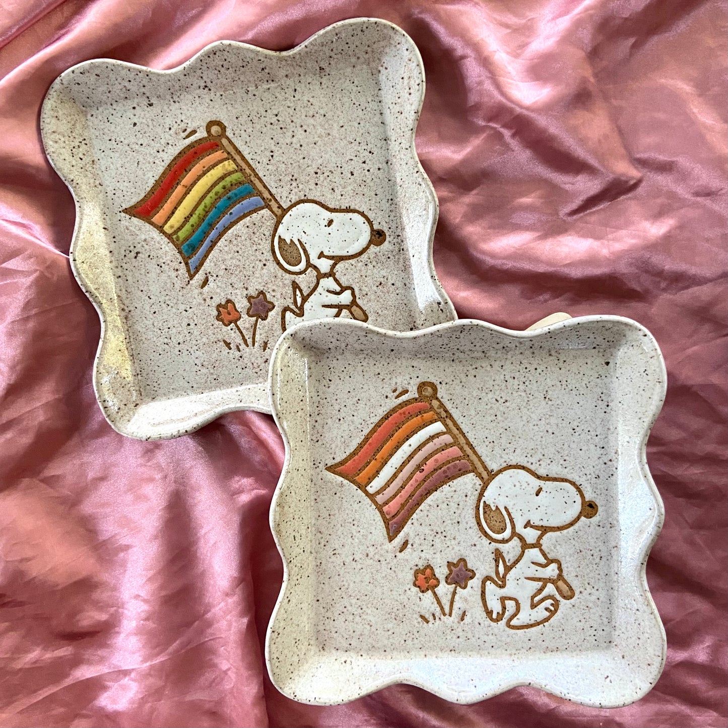 QBP x Hales Tattoos Collab | Medium Pride Snoopy Trinket Dishes