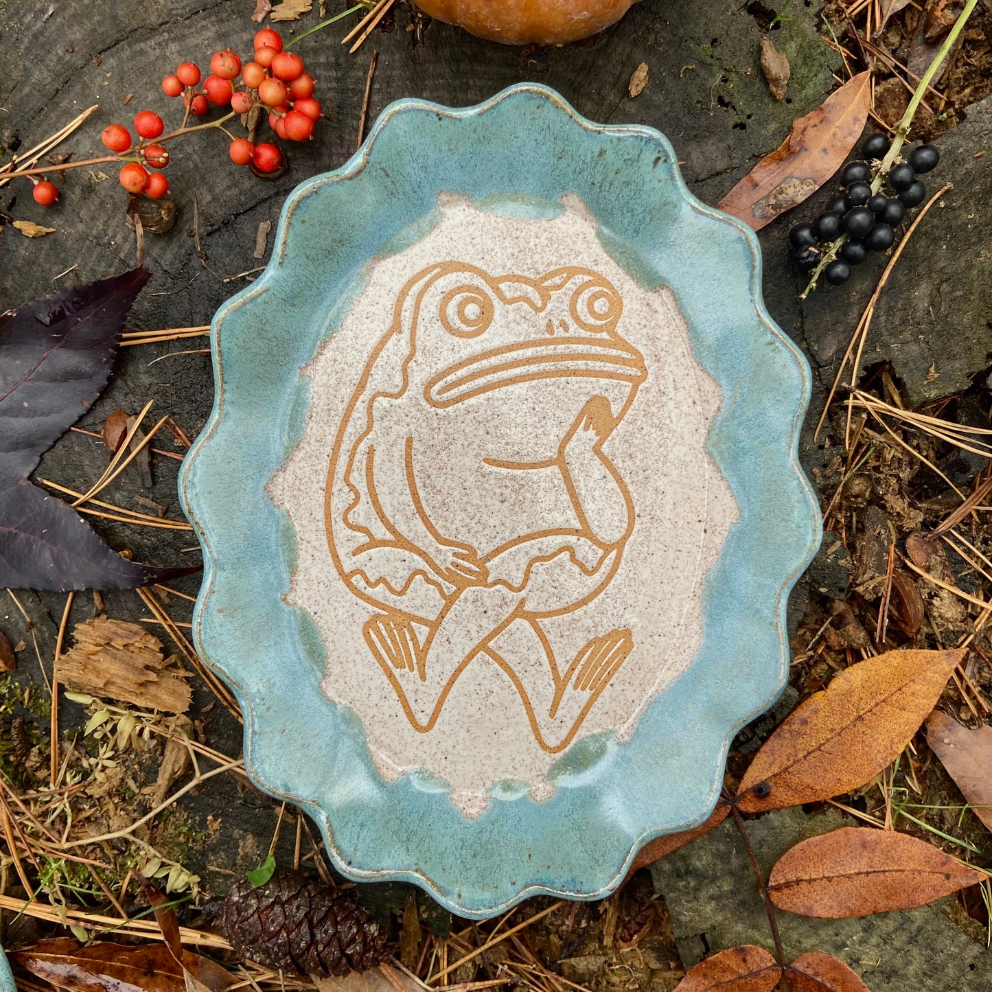 QBP x Bright Blue Tattoo Collab Trinket Dish | discounted