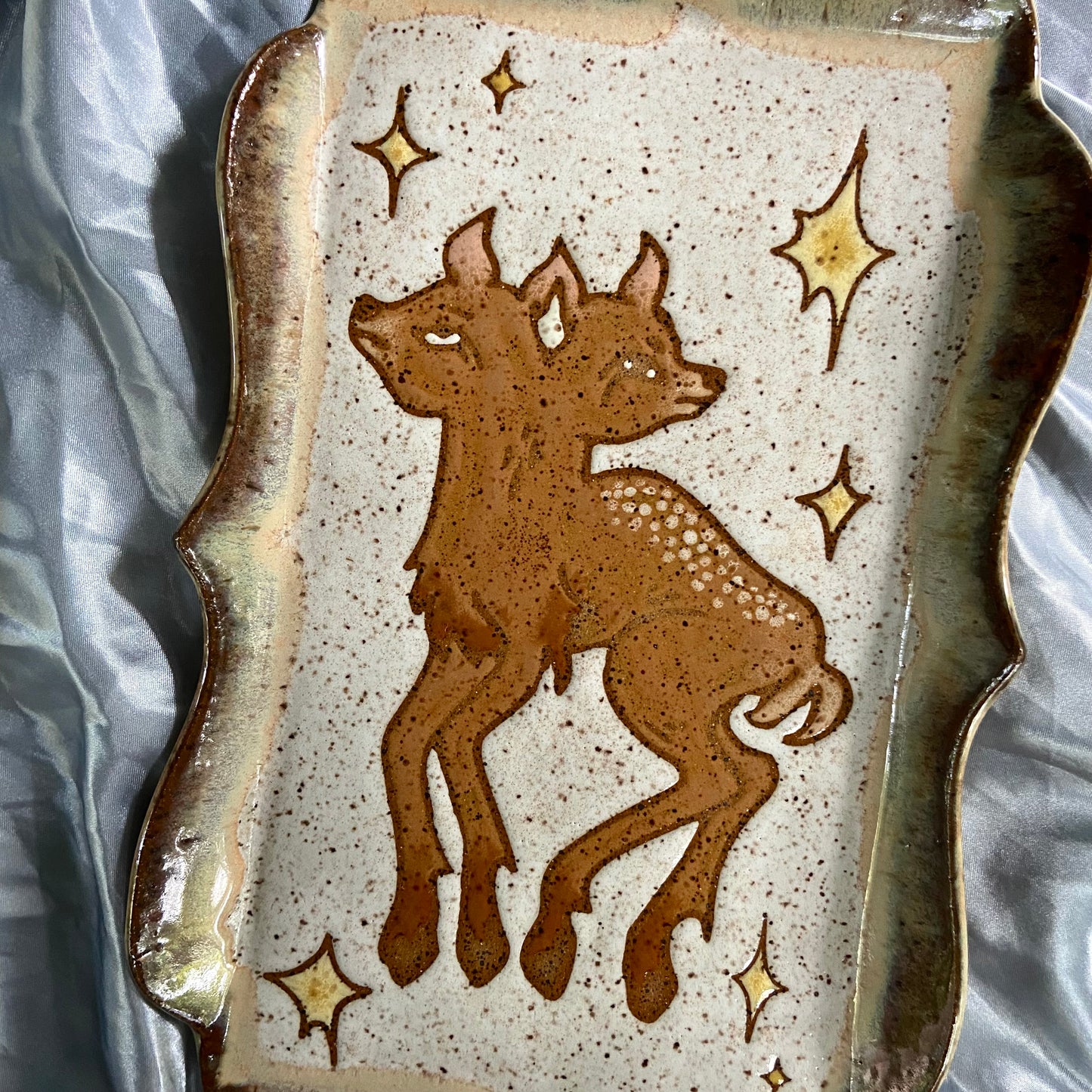 QBP x Rapid Eyes Collab | XL Two-Headed Fawn Trinket Dishes