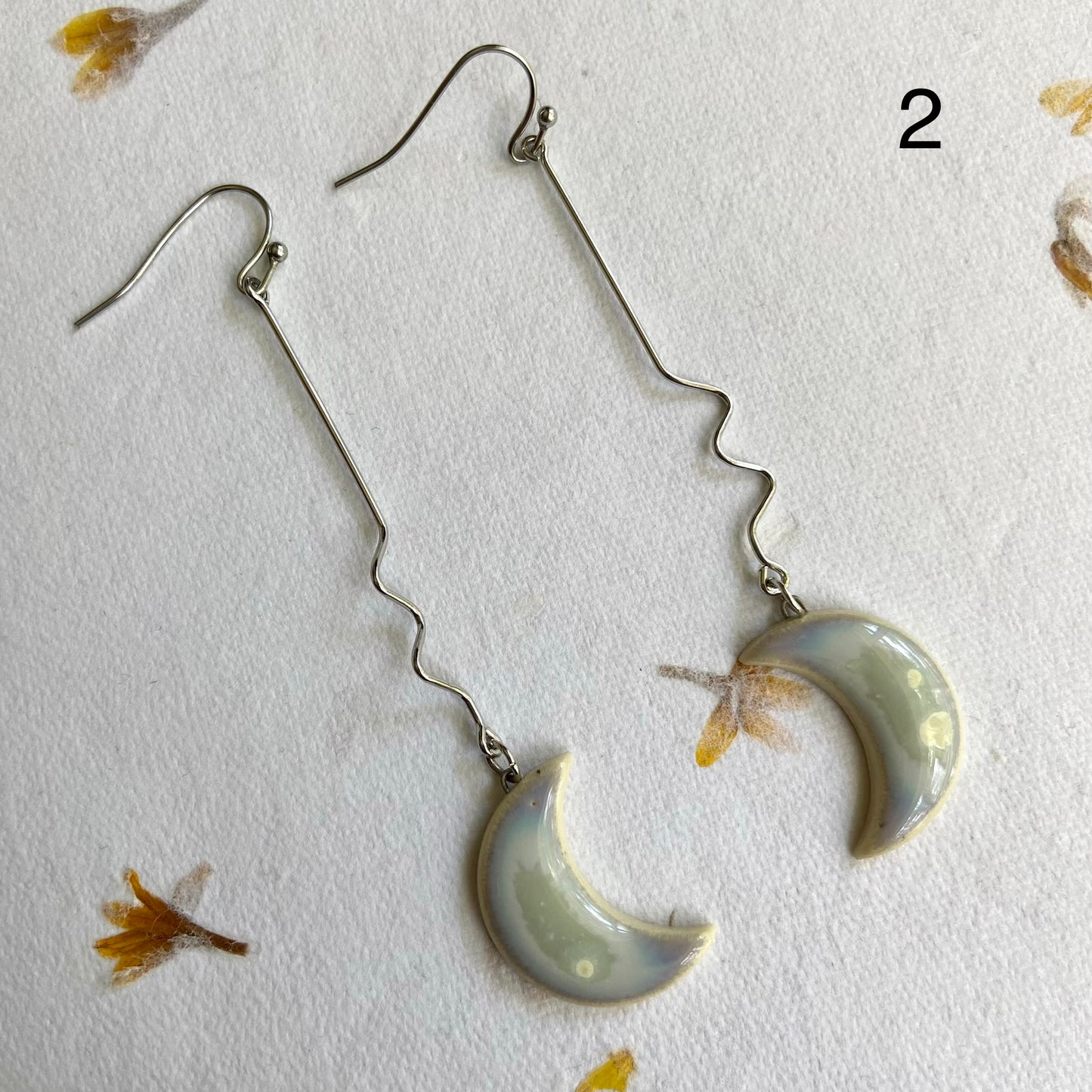Moon Drop Earrings